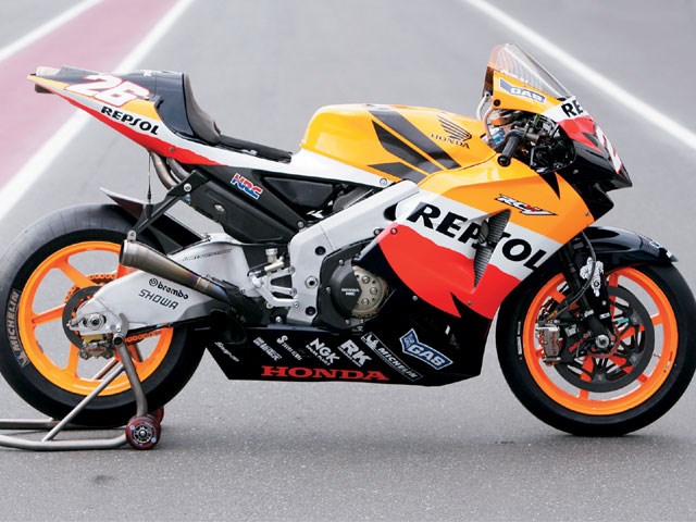 H RC211V, η μοτοσυκλέτα με την οποία ξεκίνησε ο Pedrosa την καριέρα του στα MotoGP.